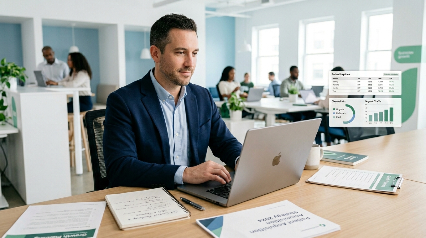 Patient acquisition cost for healthtech — how SEO reduces organic PAC over time by Kozan